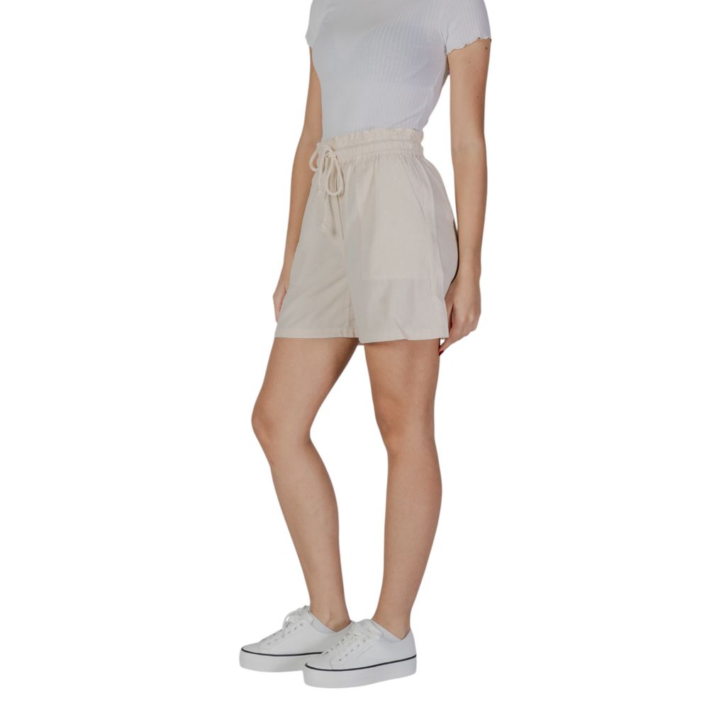 Beige bomullsshorts