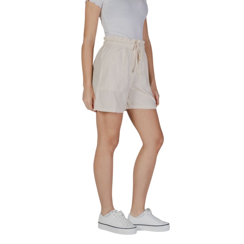 Beige bomullsshorts