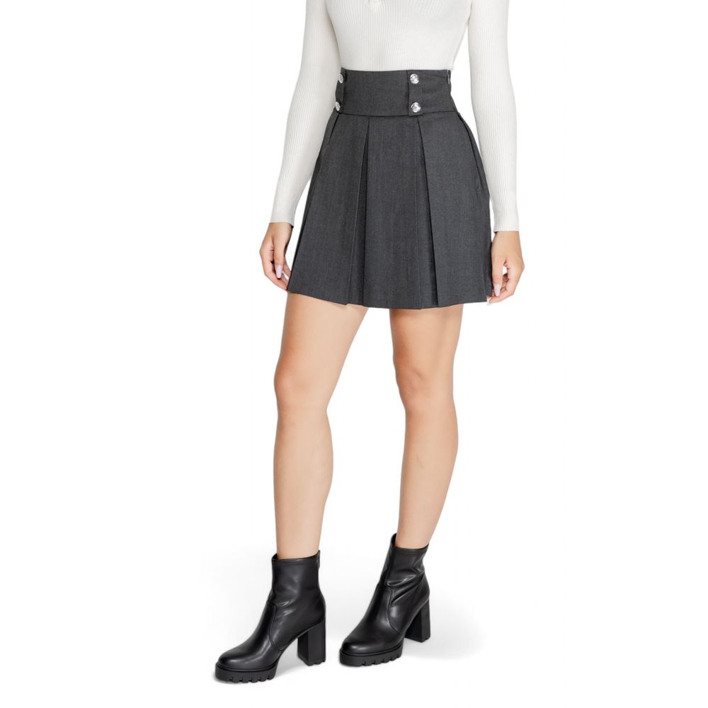 Grå polyester mini