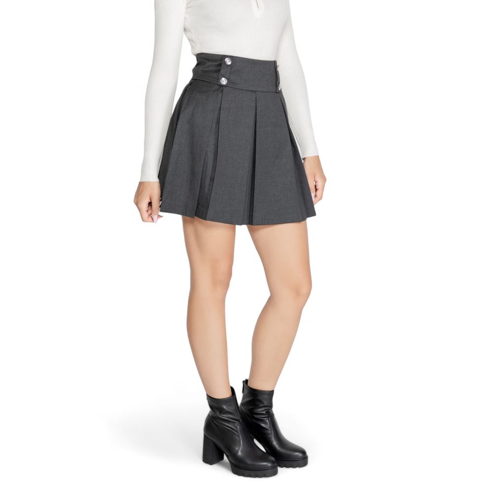 Grå polyester mini