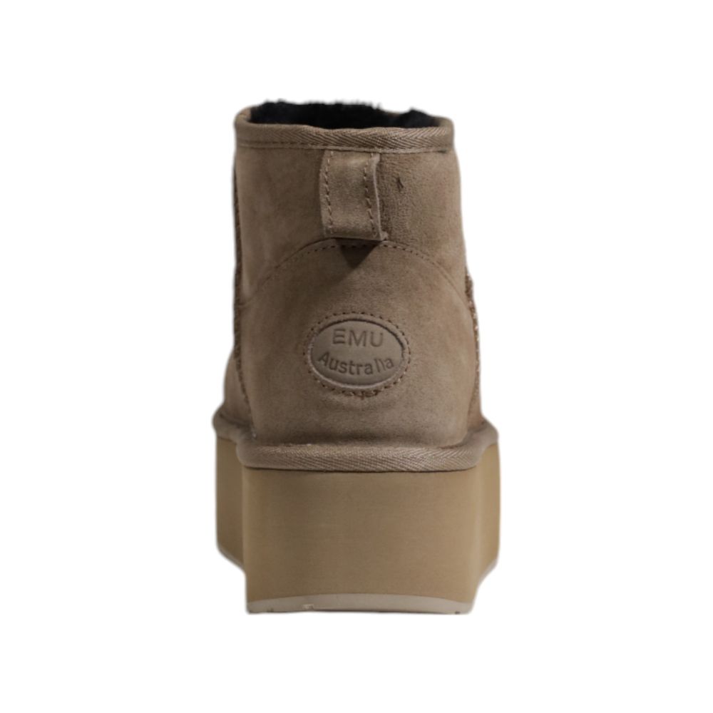 Beige läderfotled