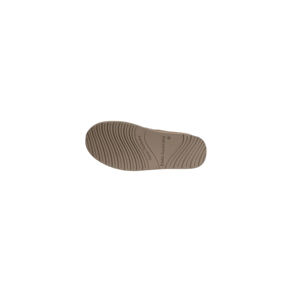 Beige läderfotled