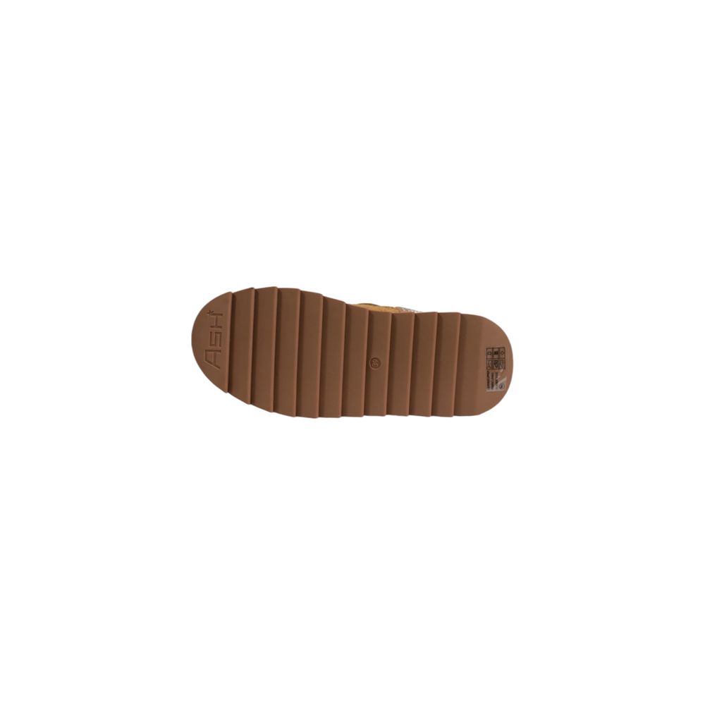Brun mocka läder fotled