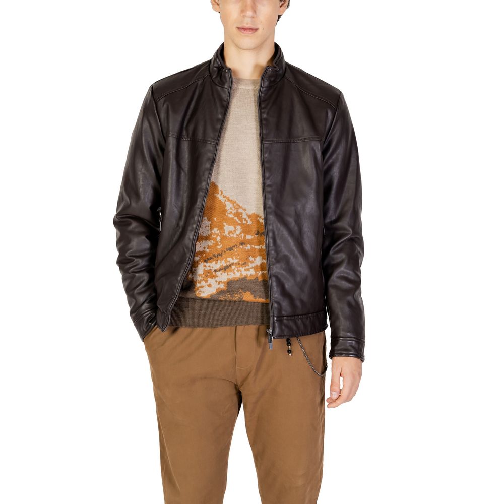 Hamaki-Ho Brown Viscose Jackor &amp; Coat
