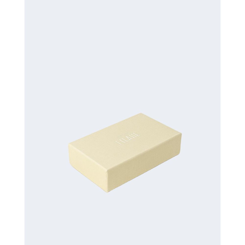 Beige lädernyckelring