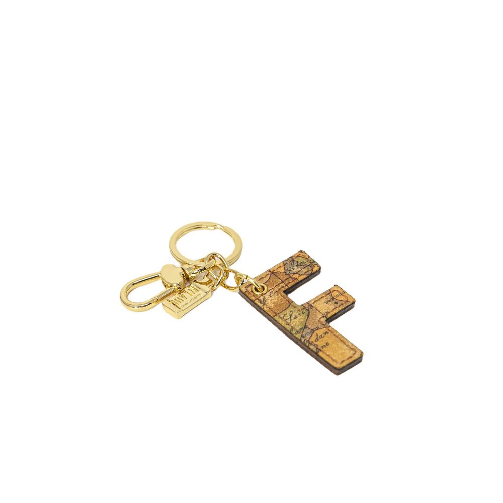 Beige polyetennyckelring
