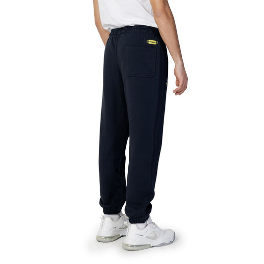 Blåa joggingbyxor i bomull