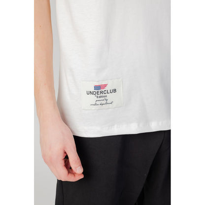 Vit bomulls-T-shirt
