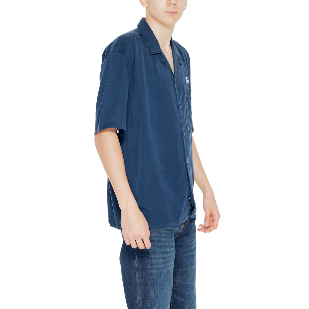 Tommy Hilfiger Jeans Blå Lyocell Kortärmad