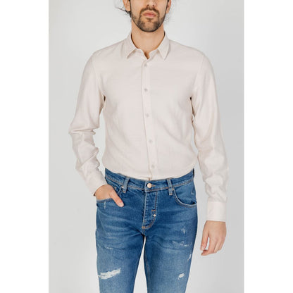 Antony Morato Beige Viskosskjorta