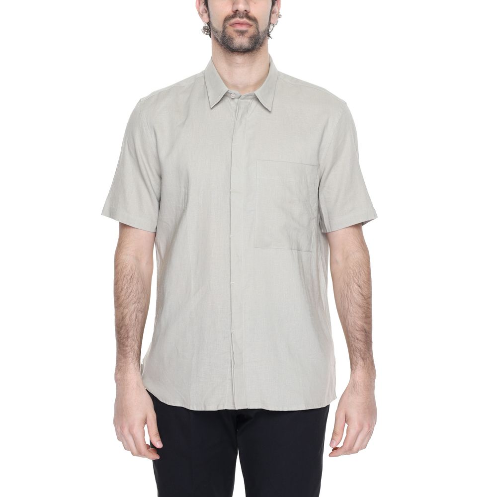Antony Morato Beige Linne Kortärmad
