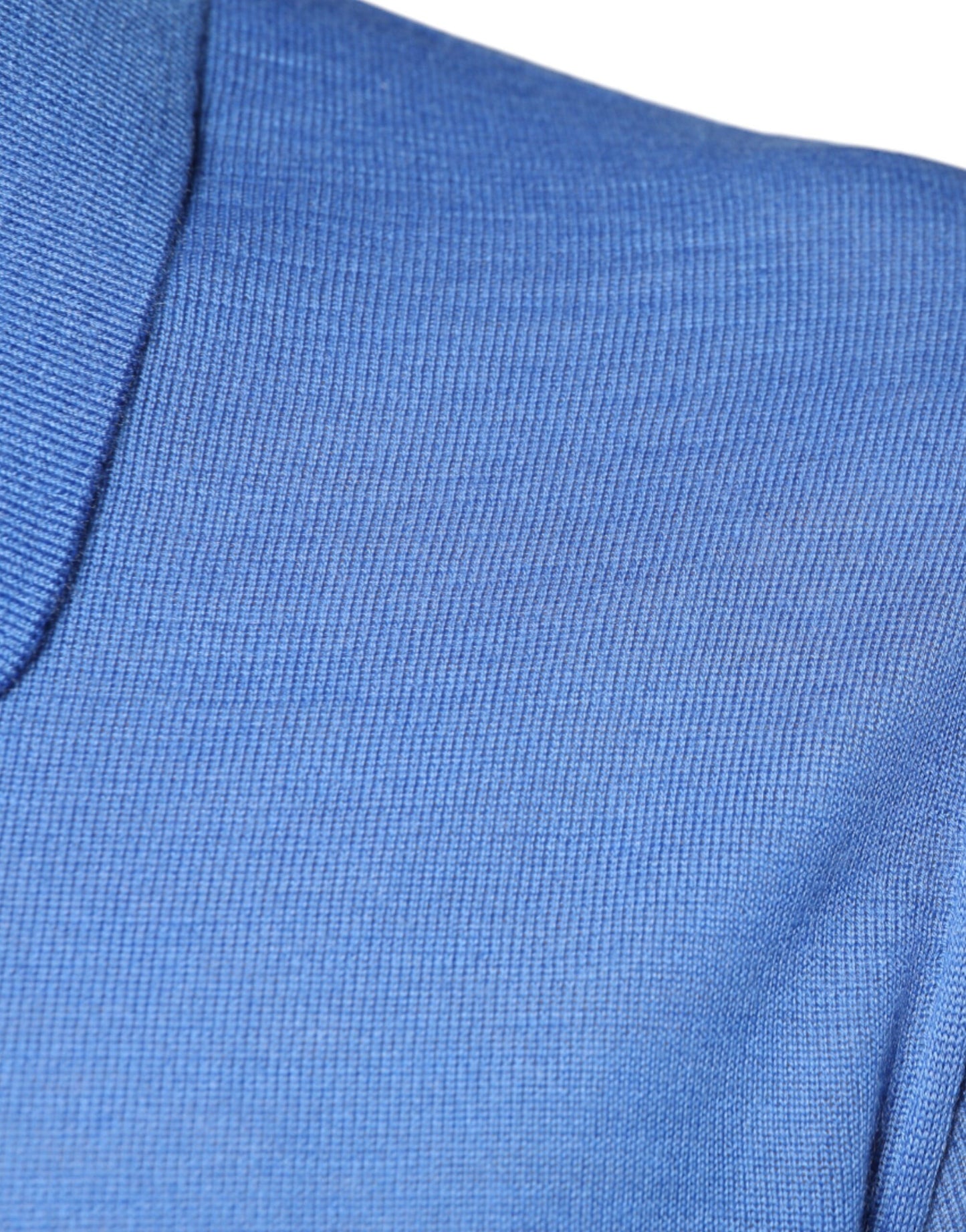 Dolce &amp; Gabbana Blå Kashmir Kortärmad Herrpolo T-shirt