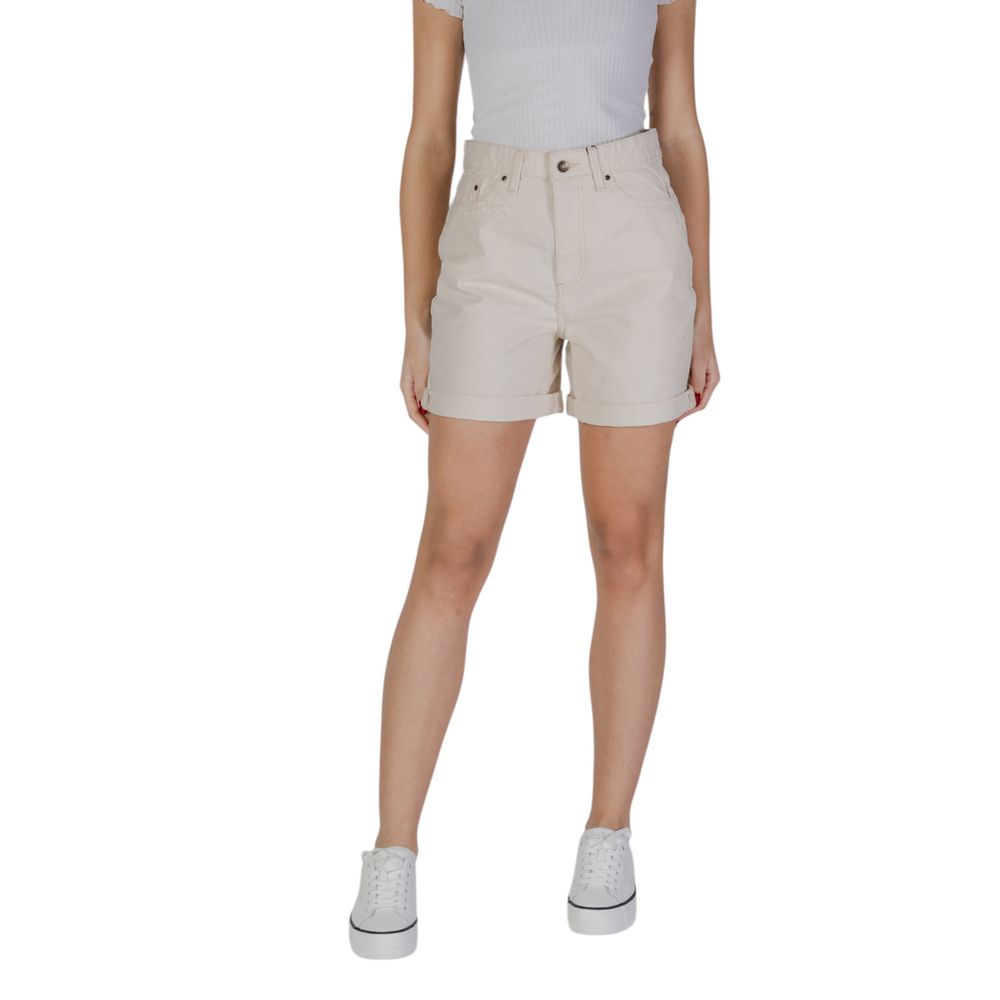 Beige bomullsshorts