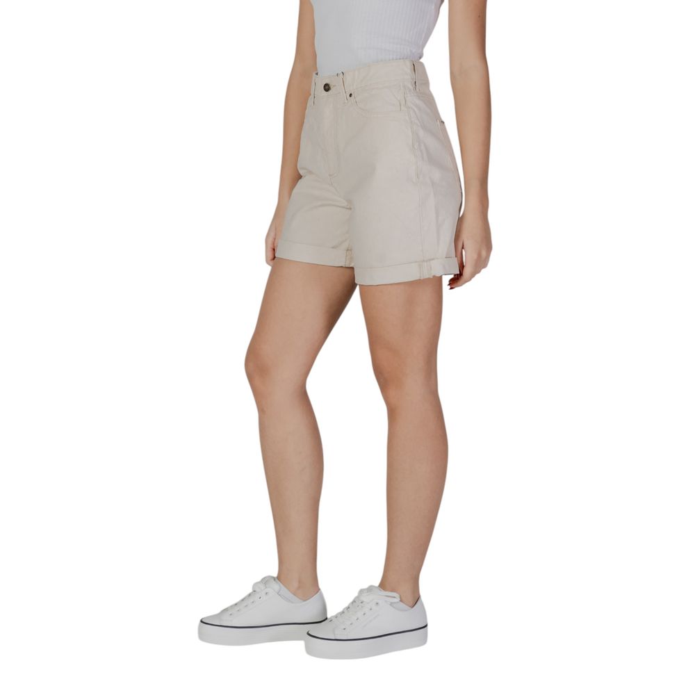 Beige bomullsshorts