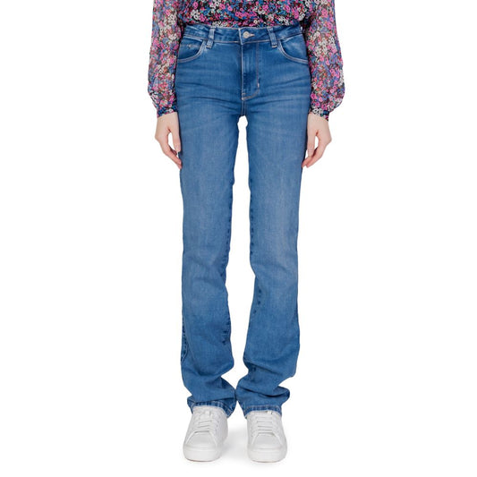 Guess lyseblå økologisk bomullsmomjeans