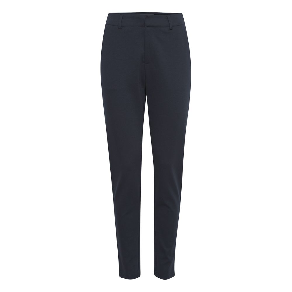 Blå bukse i resirkulert polyester