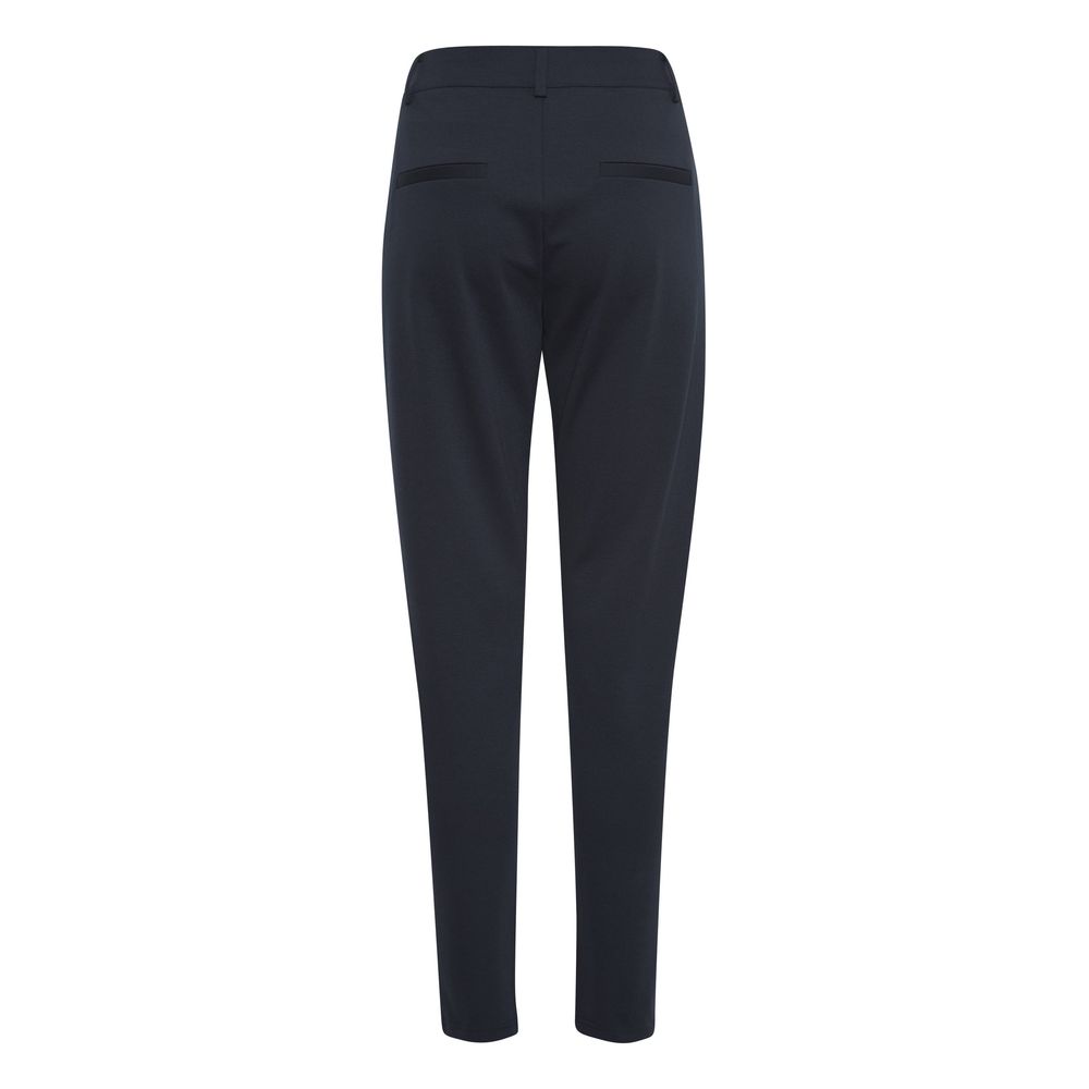 Blå bukse i resirkulert polyester