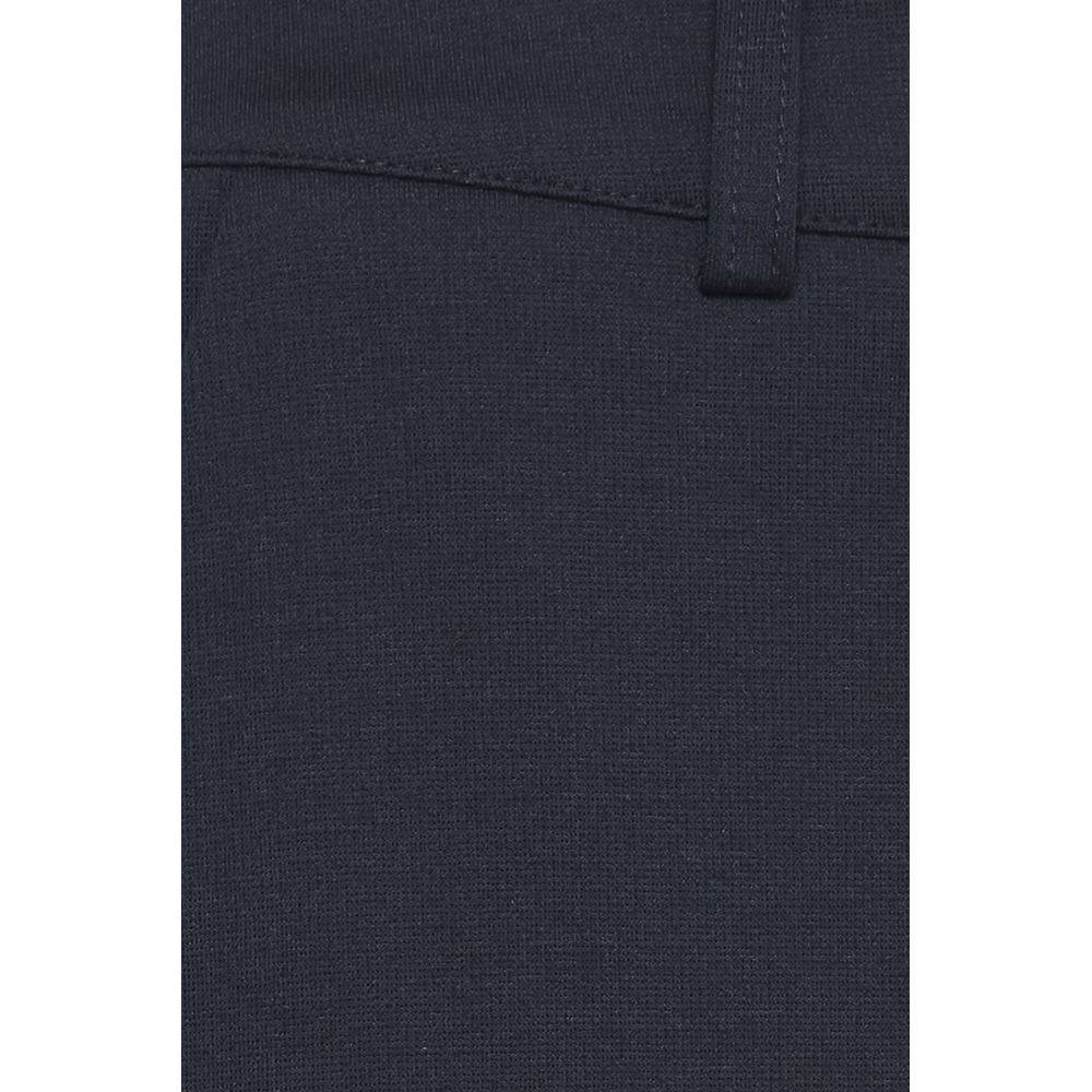 Blå bukse i resirkulert polyester