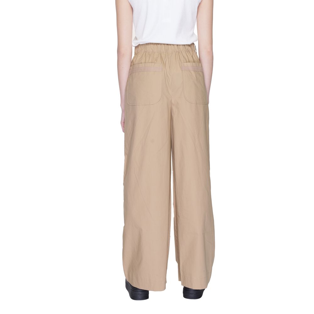 Beige bomullsbukser