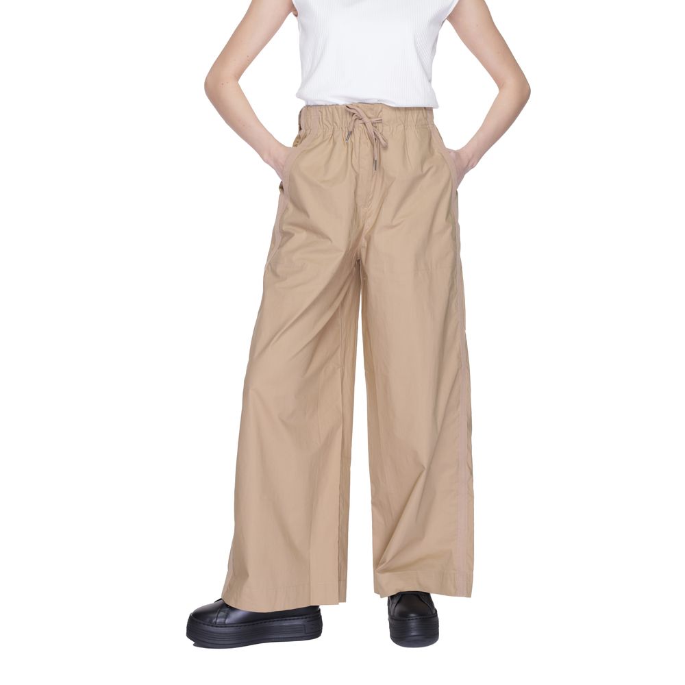 Beige bomullsbukser