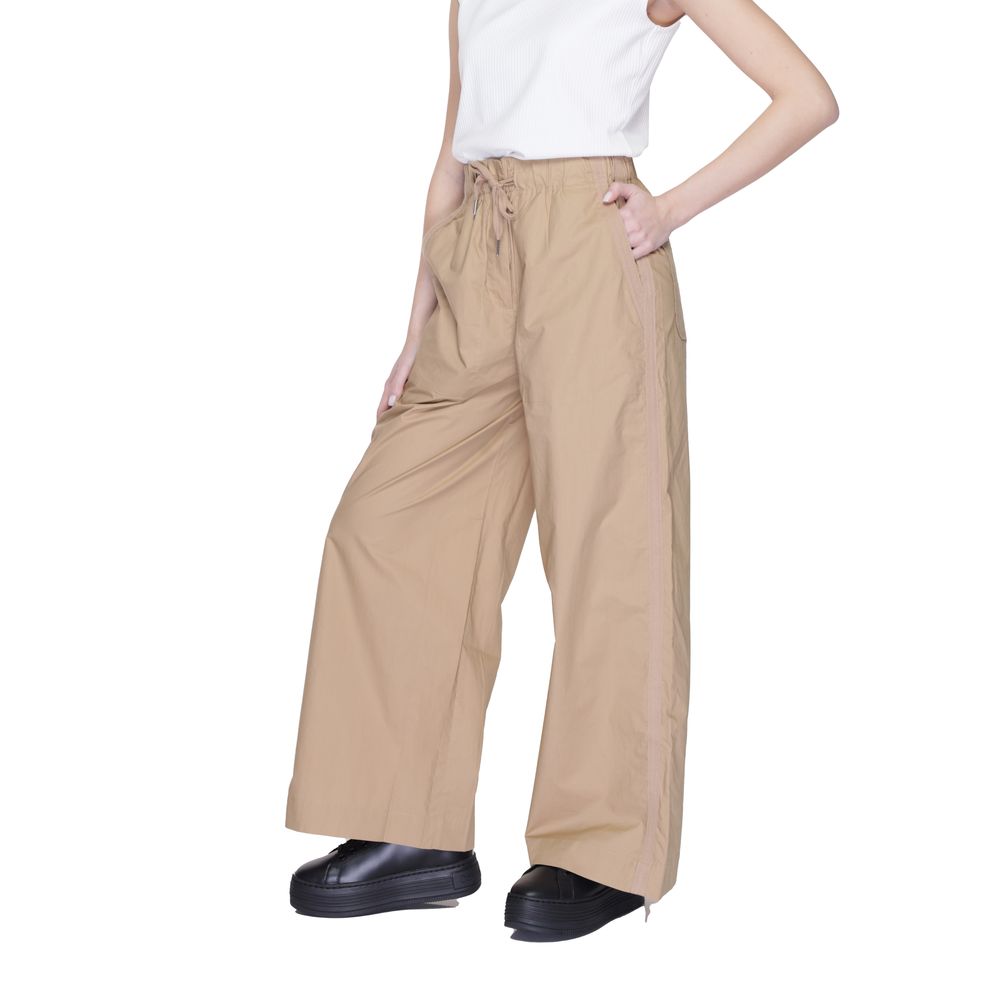 Beige bomullsbukser
