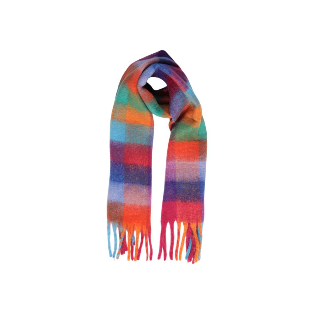 Oransje skjerf i resirkulert polyester