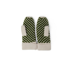 Kun kremfarget polyesterhanske