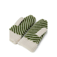 Kun kremfarget polyesterhanske