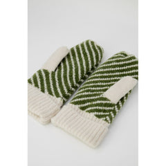 Kun kremfarget polyesterhanske