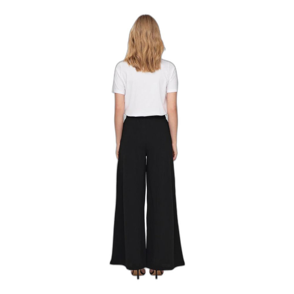 Svarta byxor i återvunnen polyester
