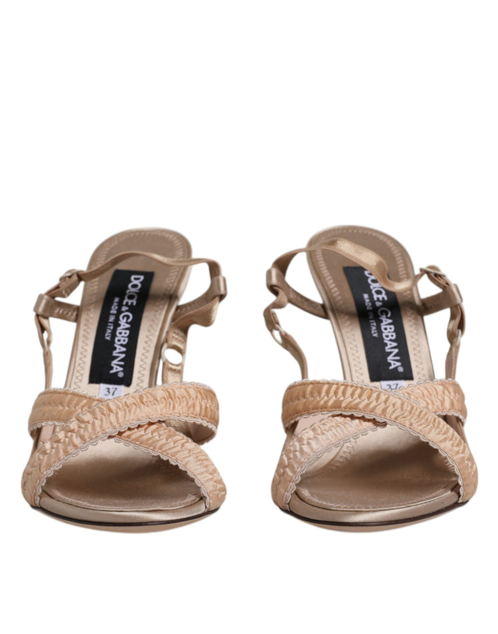 Beige Keira Slingback Klackskor Sandaler
