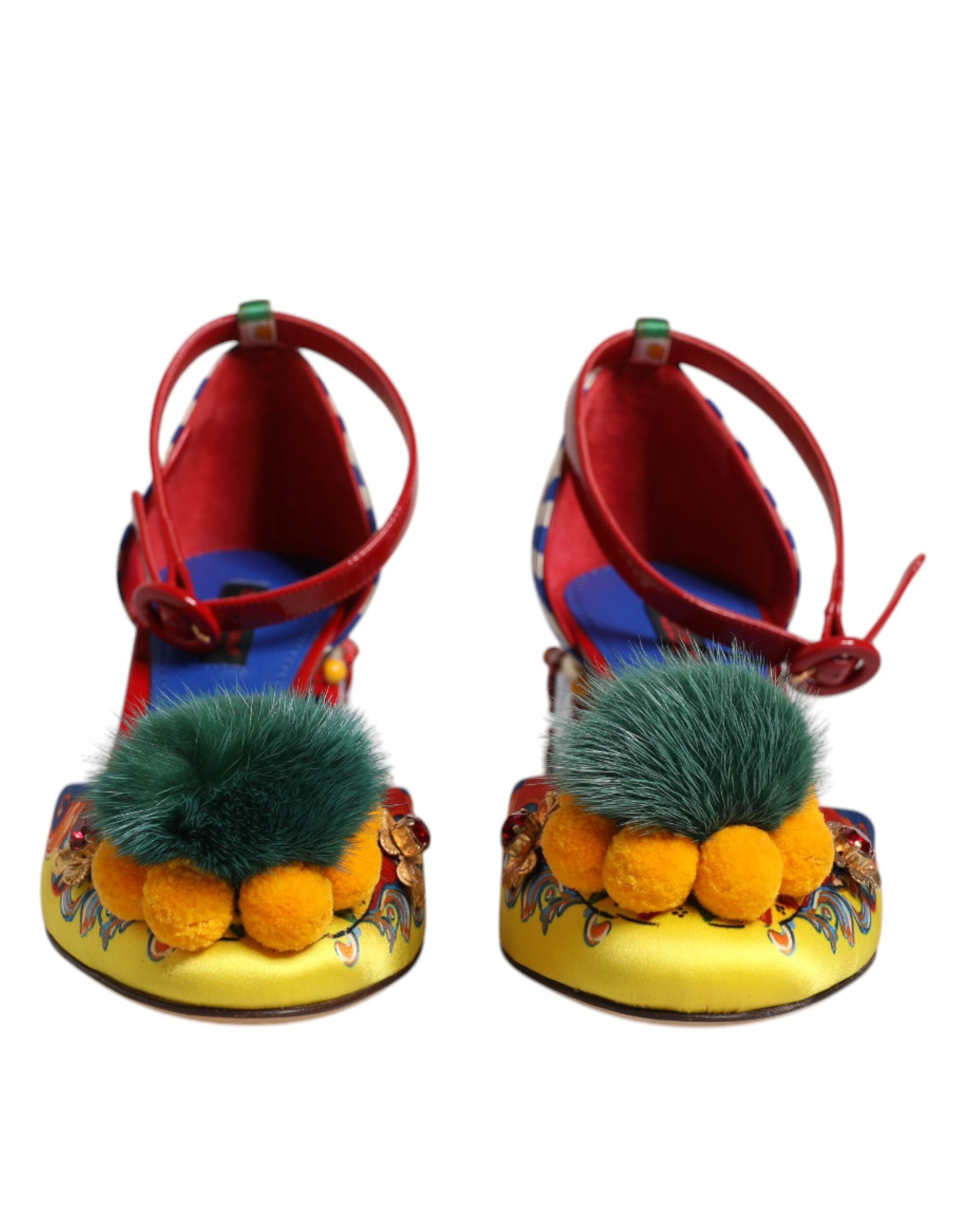 Flerfargede Carretto Crystal Pels Sandaler Sko