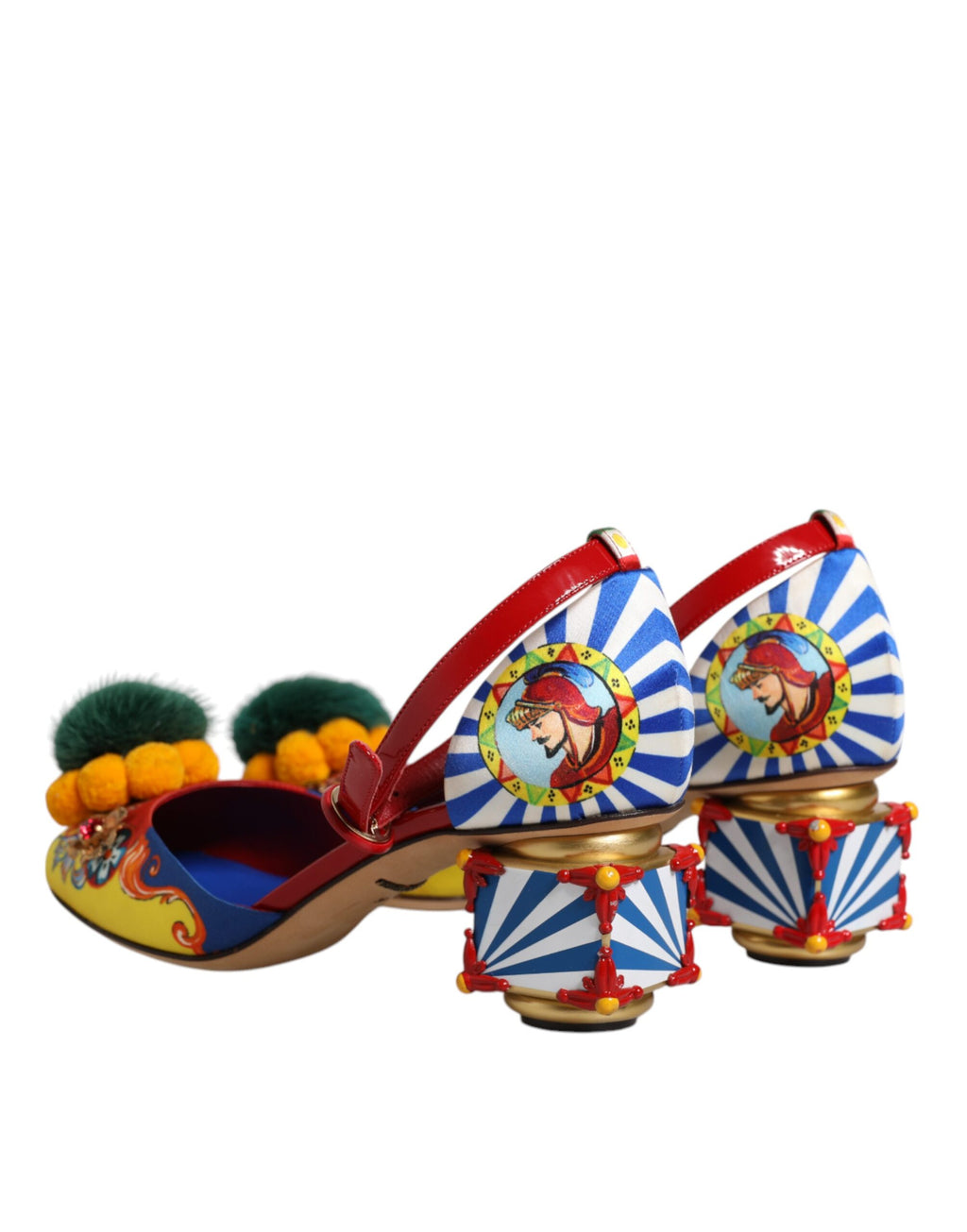 Flerfargede Carretto Crystal Pels Sandaler Sko