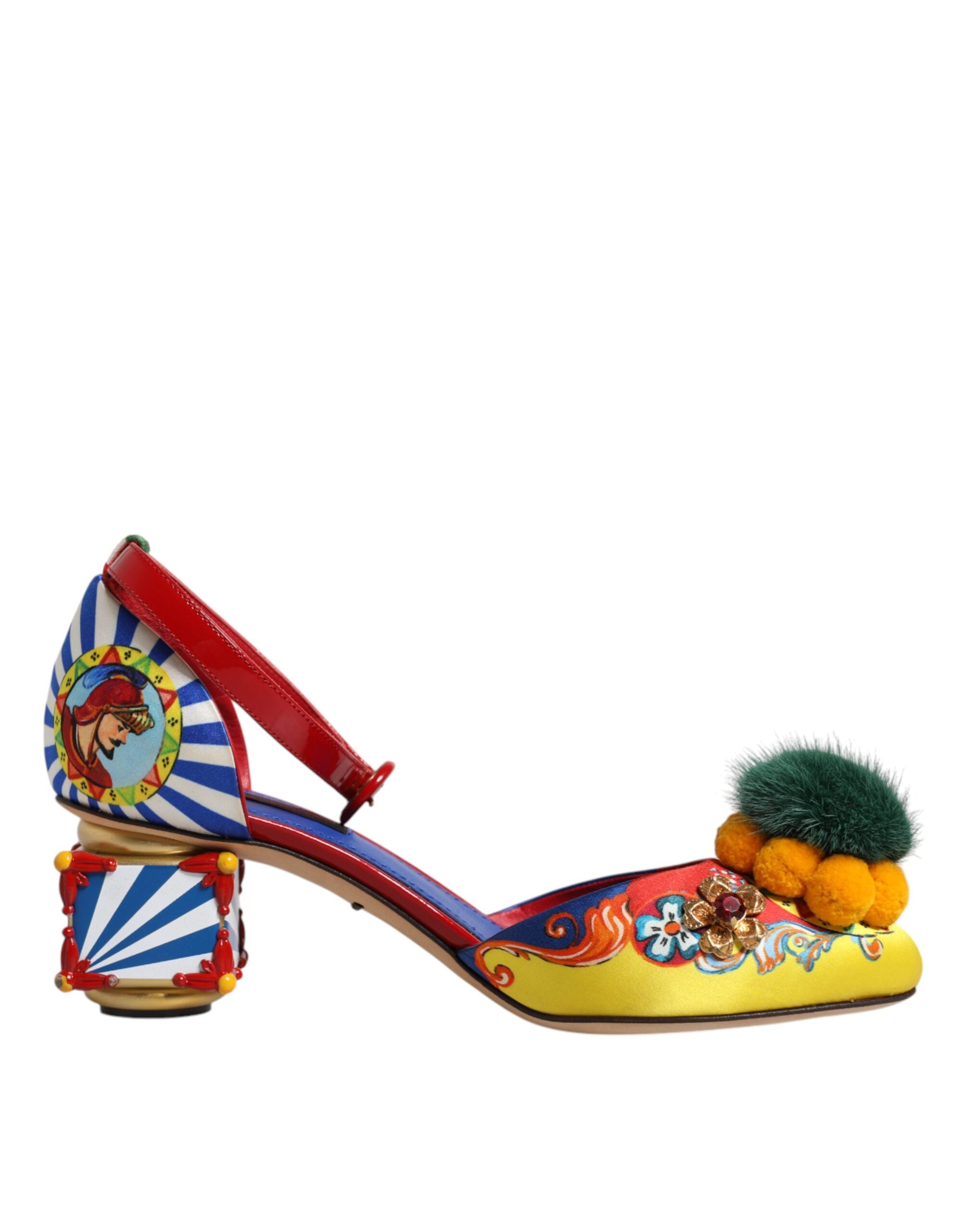 Flerfargede Carretto Crystal Pels Sandaler Sko