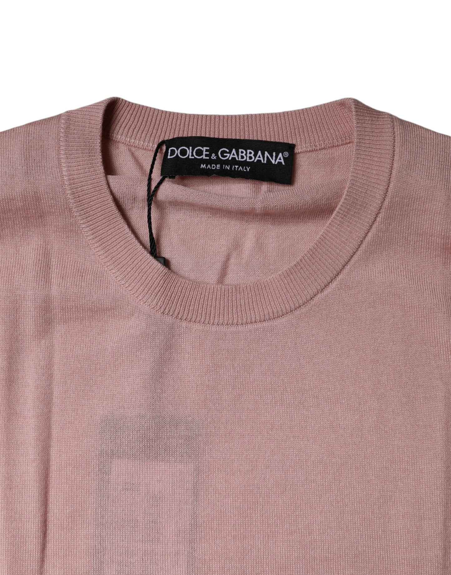 Dolce &amp; Gabbana Rosa Kasjmir Strikket Ermeløs Tanktopp