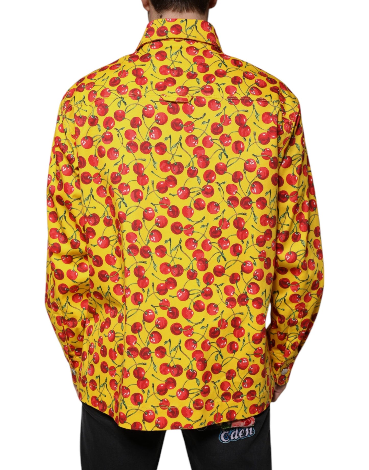 Dolce &amp; Gabbana Gul Körsbärsskjorta Herr Casual