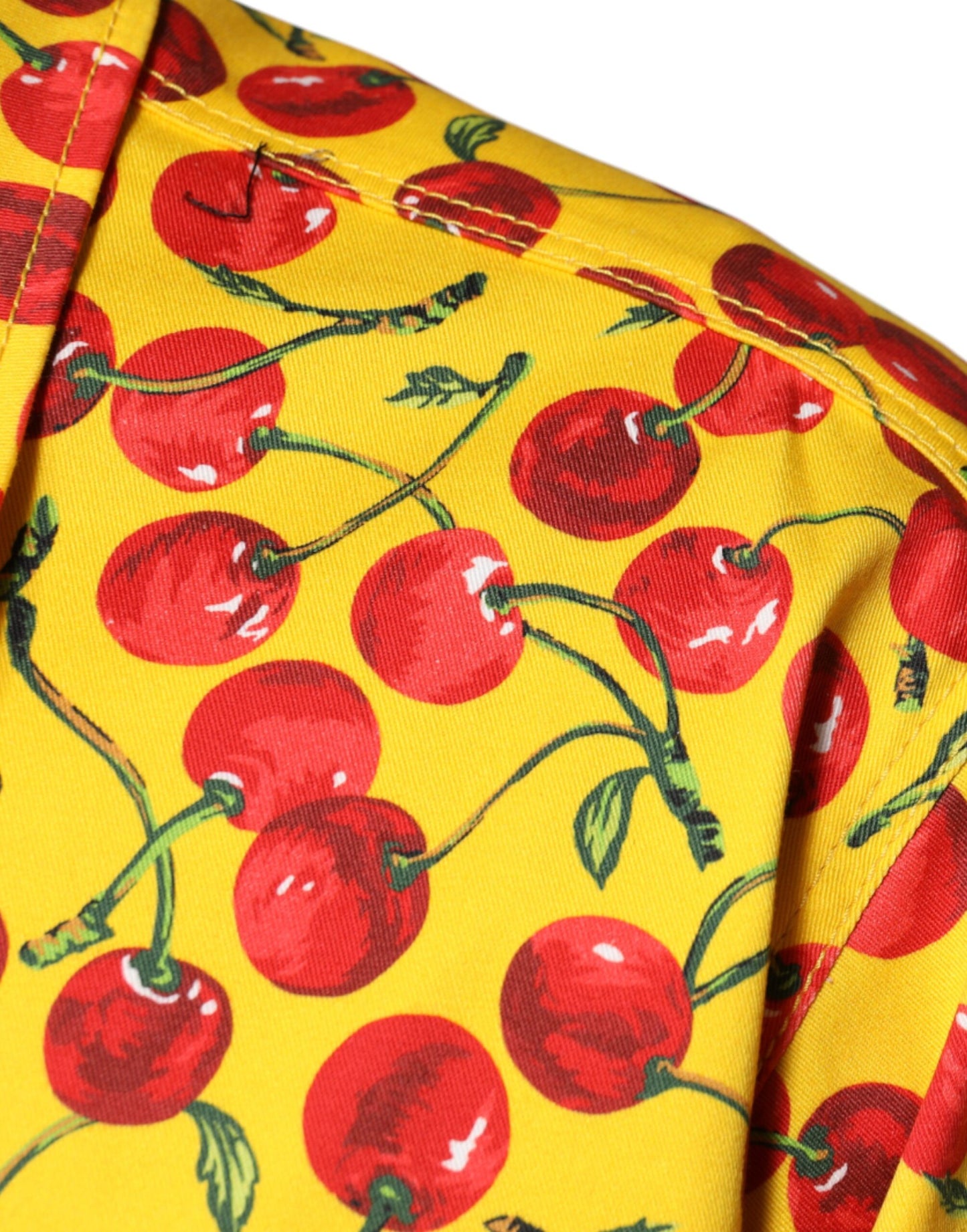 Dolce &amp; Gabbana Gul Körsbärsskjorta Herr Casual