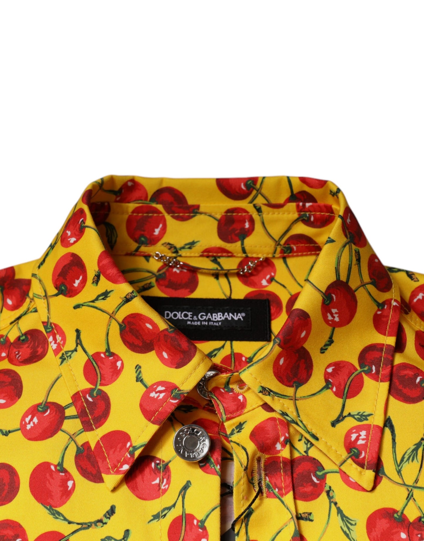 Dolce &amp; Gabbana Gul Körsbärsskjorta Herr Casual