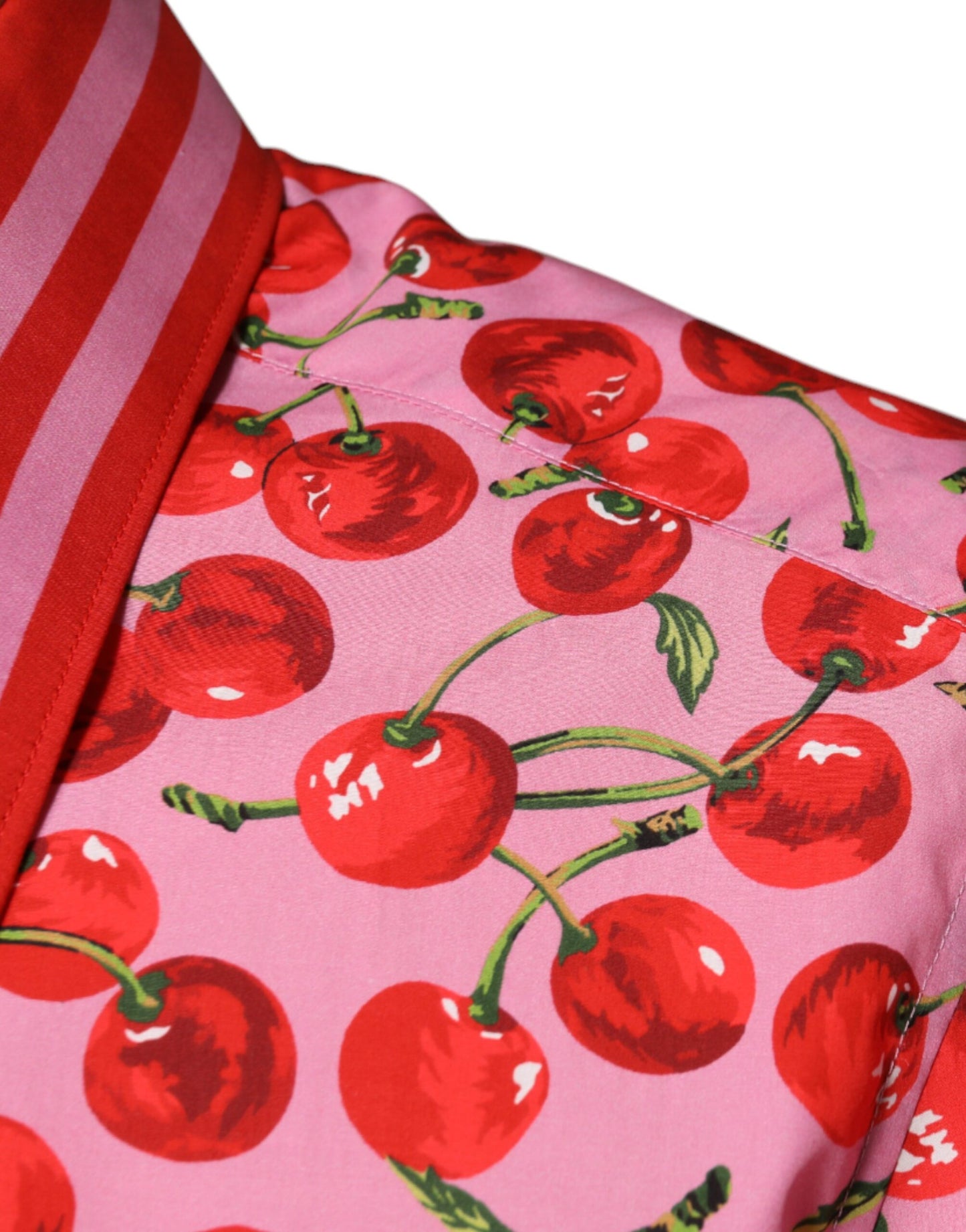 Dolce &amp; Gabbana Rosa Körsbärsbomull Formell MARTINI Klänningskjorta