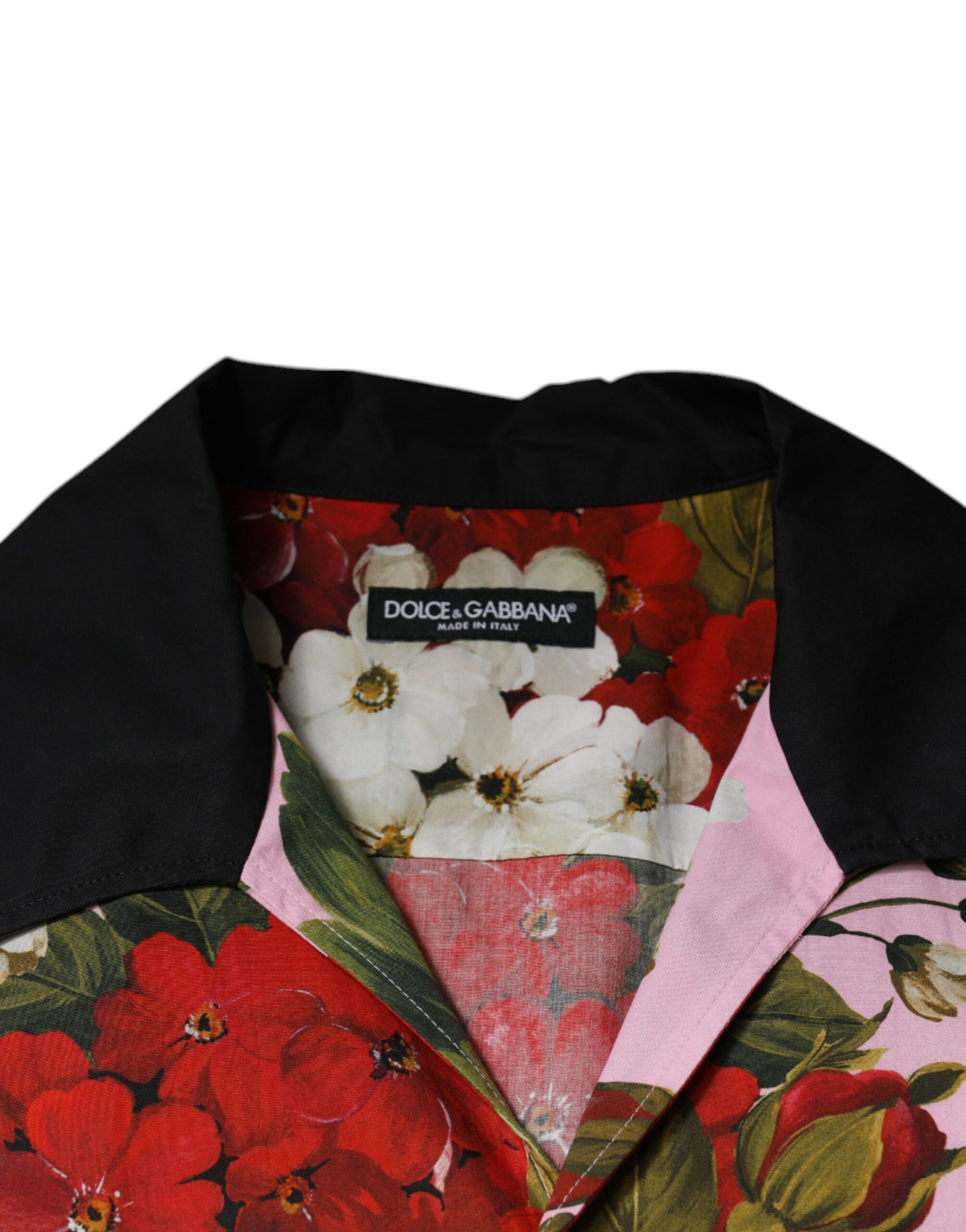 Dolce &amp; Gabbana Flerfärgad Blommig Skjorta med Knappar