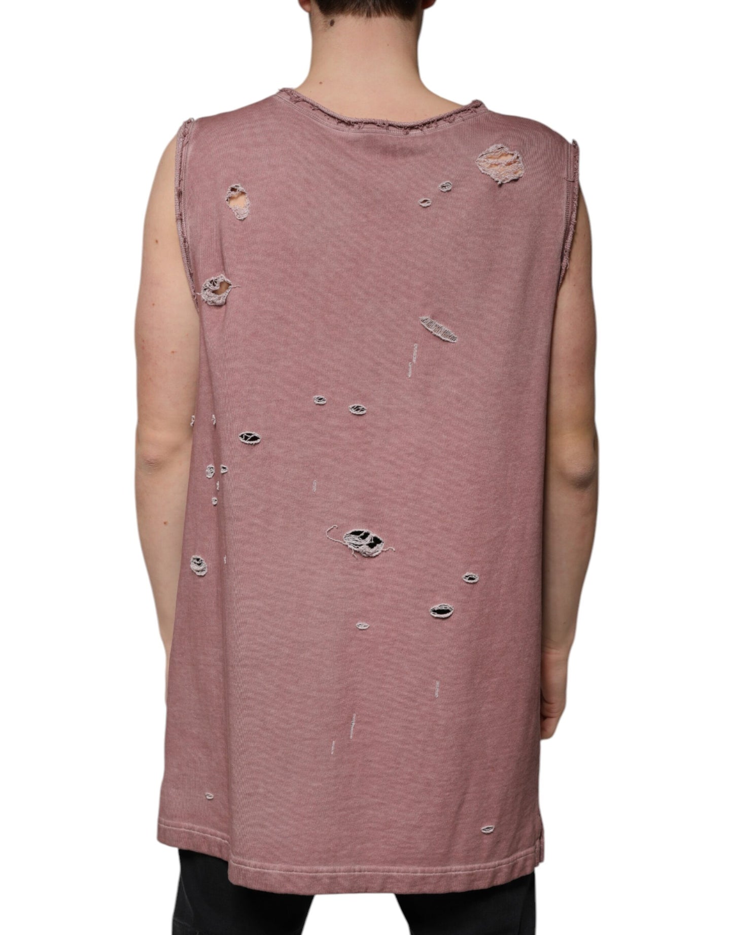 Dolce &amp; Gabbana Brun Bomull Rundhalsad Ärmlös T-shirt