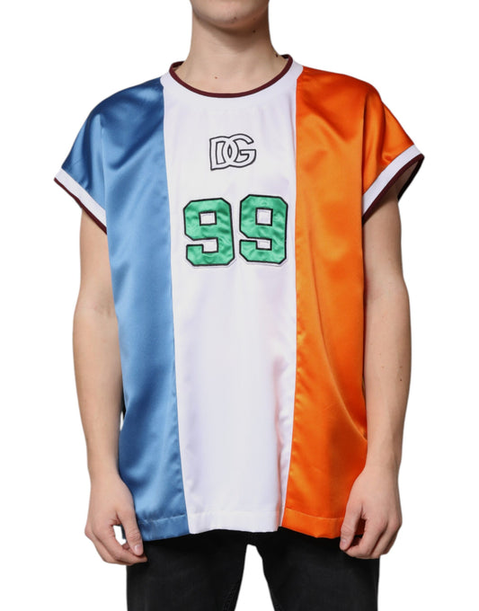 Dolce &amp; Gabbana Flerfärgad Jersey Linne Ärmlös T-shirt
