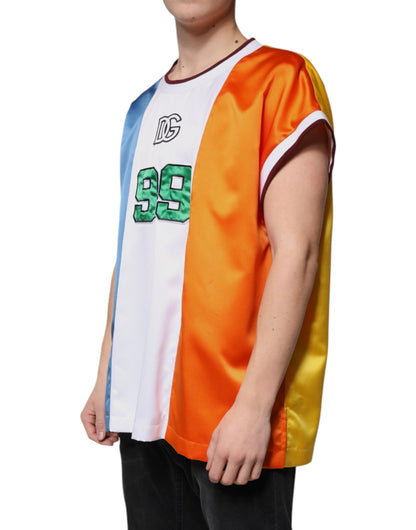 Dolce &amp; Gabbana Flerfärgad Jersey Linne Ärmlös T-shirt