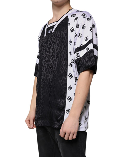 Dolce &amp; Gabbana Svartvit Logo Herr Kortärmad T-shirt