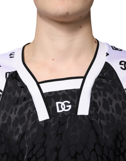 Dolce &amp; Gabbana Svartvit Logo Herr Kortärmad T-shirt