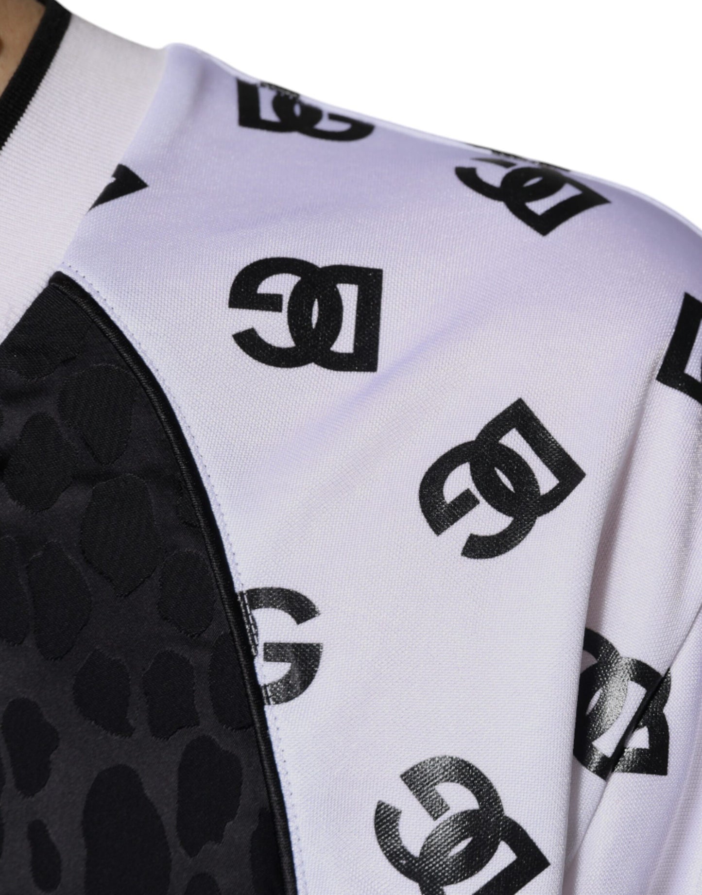 Dolce &amp; Gabbana Svartvit Logo Herr Kortärmad T-shirt