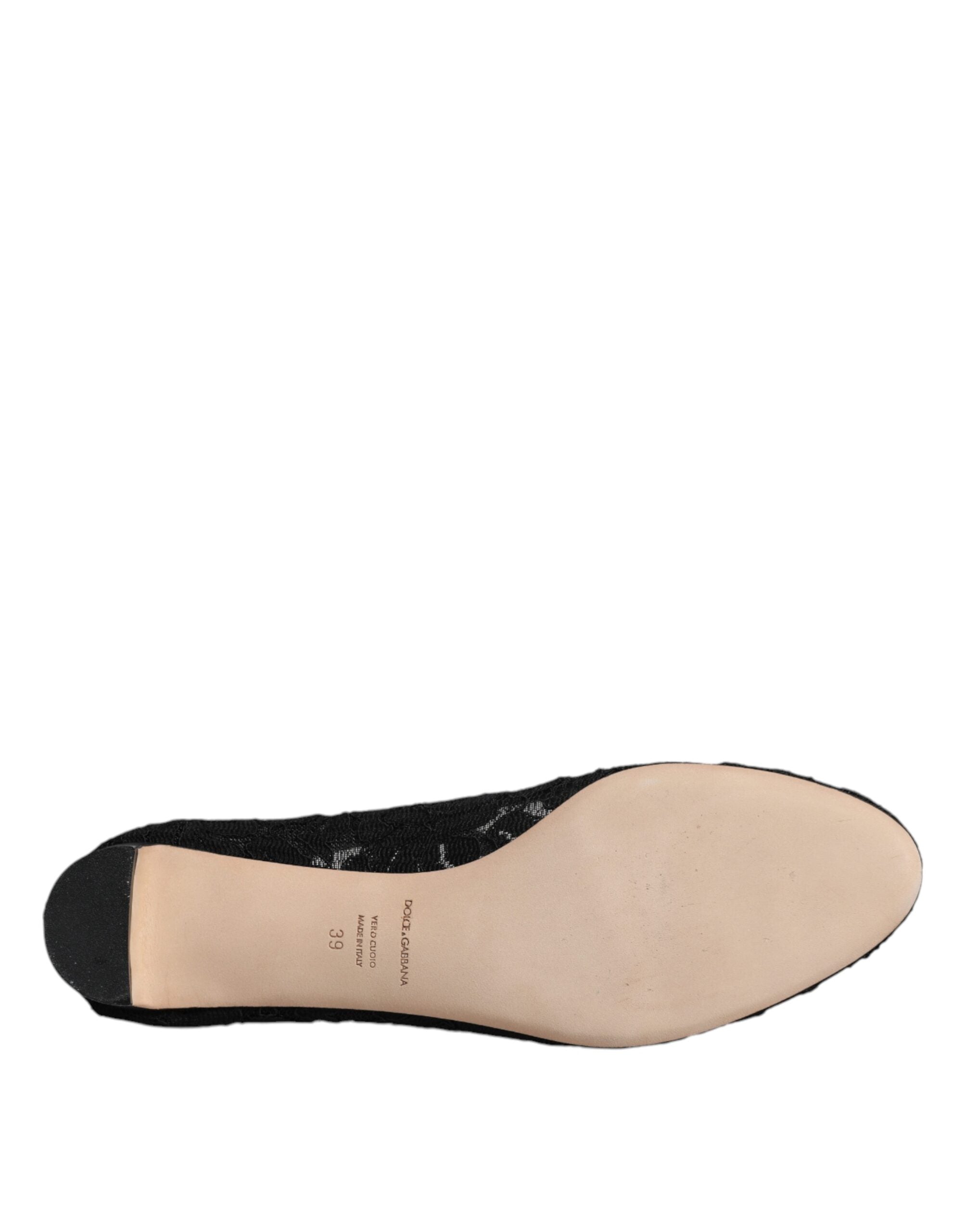 Svarta Mary Jane Taormina Pumps i spets