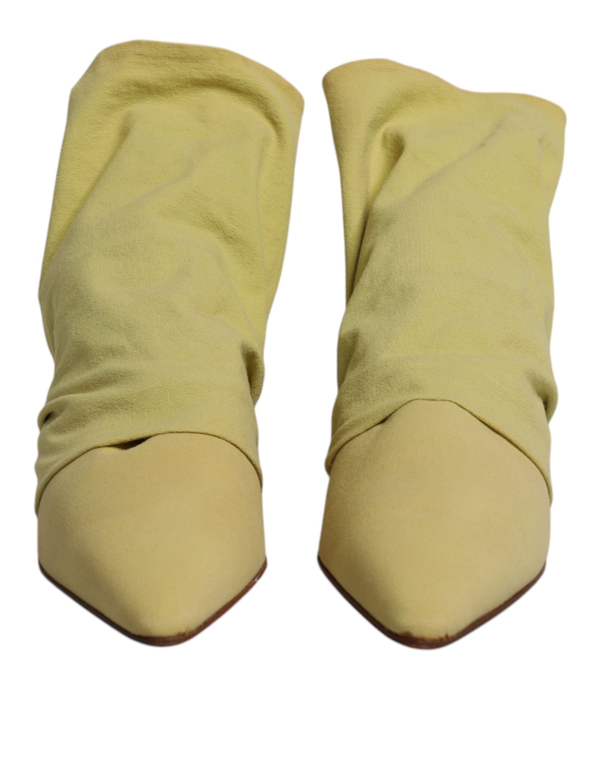 Gröna sockstil klackskor ankelstövlar