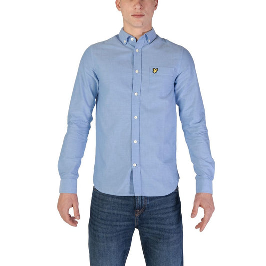 Lyle &amp; Scott Blå Skjorta i Ekologisk Bomull