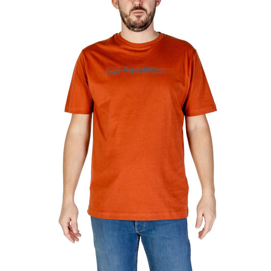 Röd bomulls-T-shirt